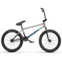 Велосипед WeThePeople JUSTICE Complete Bike matt black/raw fade TT20.75″ Cassette (чорно-сірий)