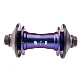 Втулка передня WeThePeople HELIX Female Axle (на болтах 10мм) 36H з хабгардами перламутрово-фіолетова