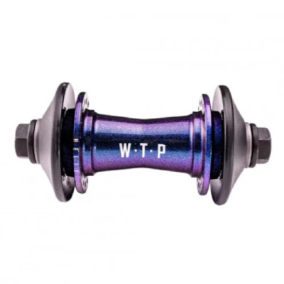 Втулка передня WeThePeople HELIX Female Axle (на болтах 10мм) 36H з хабгардами перламутрово-фіолетова