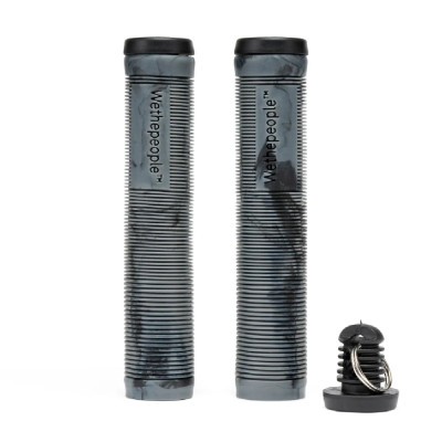 Гріпси WeThePeople PERFECT without flange 165mm Ø 29.5mm сірі з чорними розводами, з брелком барендом