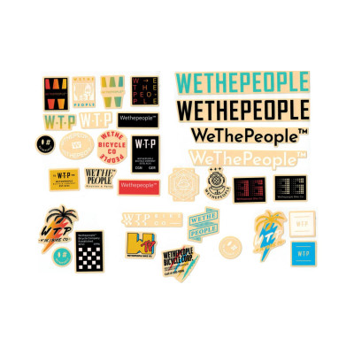 Набір наліпок WeThePeople BRAND Sticker Pack (38 шт.)