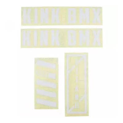 Набір наклейок на раму KINK BMX Titan II Decal Kit (білі)