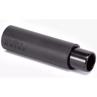 Пеги WeThePeople TEMPER 14mm (включаючи адаптер 10mm), довжина 4.55", чорні (пара)