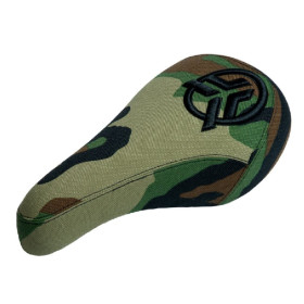 🌿 Сідло BMX Federal Mid Stealth Logo | Камуфляжне з Вишитим Чорним Логотипом
