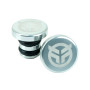 Заглушки руля Federal Alloy Bar Ends (сірі, алюмінієві)